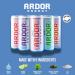 ARDOR ENERGY Sparkling Water 12 Pack - Pink Grapefruit with 100mg Organic Caffeine & 200mg L-Theanine | No Sugar No Calories Vegan & Gluten Free - Buy Online on GoSupps.com