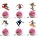 18pcs Ski Cupcake Toppers for Men Women Skiers Snowboard Cake Decor Winter Sport Skiing Snow Party Supplies Ski Themed Birthday Party Decorations - Buy Online on GoSupps.com