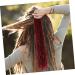 POPETPOP Dirty Little Braids Braided Wig Men Wigs Ponytail Wigs Dreadlock Crochet Hair Unisex Dreadlock Wig Braid Wigs Fashionable Hair Wig Women Hairpiece Extensions Dreadlock Extensions 90X8CM Claret - Buy Online on GoSupps.com