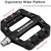 ROCKBROS MTB Pedals - Lightweight Nylon Fiber Platform Pedals for BMX MTB - Black - Buy Online on GoSupps.com