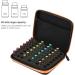 YCTZE Portable Organizer Bag - 63 Compartments for Essential Aromatherapy Oils - Ideal Storage Solution in Orange - Buy Online on GoSupps.com