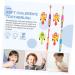 Minkissy Children's Toothbrush Set - 4 Soft Cartoon Manual Oral Cleaning Tools for Kids - Buy Online on GoSupps.com