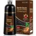  BLSFXROE Black Hair Dye Shampoo 3 in 1 Instant Black Hair Dye Shampoo for Men and Women 500ml Brown - Buy Online on GoSupps.com