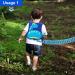 Accmor Toddler Leash Harness - Cute Dinosaur Design | Anti-Lost Wrist Link for Kids 1-4 Years | Blue Walking Strap Belt for Outdoor Activities - Buy Online on GoSupps.com