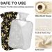 NAANLE 2L Hot Water Bottle with Lid - Flower Transparent Heat Bottle for Back Pain Relief Hand/Foot Warmer & Neck Therapy - Ideal for Hot and Cold Relief - Buy Online on GoSupps.com