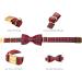 unique style paws Christmas Plaid Dog Collar with Bowtie Durable Adjustable Dog Collars Bow Dog Collar for Small Girl or Boy Dogs S Scottish red - Buy Online on GoSupps.com