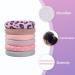 48 Pcs Seamless Nylon Elastic Hair Ties for Girls - Cute Fabric Ponytail Holders in 48 Colors with Prints - No Damage Hair Accessories for Women - Buy Online on GoSupps.com