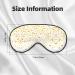 Dreamy Stars & Spots Eye Mask | Block Out Light for Travel & Sleep | 7.9x4 Inch Comfort - Buy Online on GoSupps.com