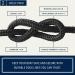 Rainier Supply Co. Premium Double Braided Nylon Dock Lines 2-Pack - 15 ft x 3/8 inch Boat Rope - Mooring Lines with 12 Eyelet - Black - Buy Online on GoSupps.com