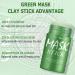 Yagaspantery 2 pieces Green Mask Stick Green Tea Deep Cleanse Clay Mask Green Tea Cleansing Clay Stick Deep Cleansing SmearingStick moisturizing green tea facial mask deep cleansing - Buy Online on GoSupps.com