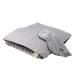 BARMY Weighted Sleep Mask (0.8lbs) and Weighted Lap Blanket with Removable Washable Cover (6lbs 48x24 inches) Ideal for Relaxation and Meditation
