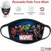 YNR Kids Boys Girls Face Mask Washable Breathable Reusable Mouth Protection Fun Printable Marvel - Buy Online on GoSupps.com