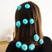 40 Pieces Silicone Curlers - Heatless Big Magic Hair Curlers for Long & Short Hair (Pale Cyan) - Buy Online on GoSupps.com