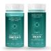 Iwi Omega-3 Minis & Brain Omega-3 Bundle 30 Servings Vegan Plant-Based Algae Omega 3 with EPA + DHA Krill & Fish Oil Alternative No Fishy Aftertaste