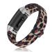Joyozy Adjustable Elastic Bands Compatible for Fitbit Charge 3/Fitbit Charge 4/Charge 3 SE, Stretchy Soft Leopard Cheetah printed Women Girls Cute Dress Leopard Pattern
