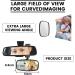 360 Swiveling Back Seat Baby Mirror - Break-Resistant Car Rear View Mirror with Spring Clips - Universal Fit for Most Cars (12.9 x 6.5 cm) - Buy Online on GoSupps.com