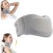 Recovist neck support cervicorrect neck support for sleep apnea anti-snoring chin support neck support for sleeping soft foam (gray m) gray medium