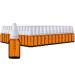 Handsunity 15ml-156Stk pipette glass bottle-amber glass pharmacy glass set with white pipette lock including 5 pieces of aids brown las bottles 15ml-156 piece White cap