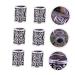 Viking Beard Beads 6pcs for Men - Pirate Ornament Vintage Jewelry Making Tube Beads - Buy Online on GoSupps.com