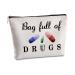 Funny Pill Medicine Bags Nurse Practitioner Gifts for Women Travel Cosmetic Bag Full of Pill Patient Birthday Gifts Storage Multi function Pouch Bag Full of Pill-2