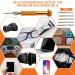 Glasses Repair Kit Eyeglass Repair Tool Spectacles Repair set with Screws Nuts Tweezers Screwdriver for Sunglasses Watch Clock Spectacle Electronics Phone Camera - Buy Online on GoSupps.com