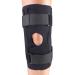 OTC Knee Stabilizer Wrap Hinged Bars Neoprene Black Large Black Large
