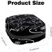 Shark Print Sanitary Napkin Storage Bag - Portable Period Kit Pouch - Buy Online on GoSupps.com