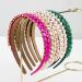 scicent Headbands for Women Rhinestones Head Bands Crystal Beaded Jeweled Sparkle Band Handmade Sequin Embellished Headpiece Headwear Party Green Hair Accessories Green - 16205 - Buy Online on GoSupps.com