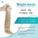 Buy FSHINE Tape-In Hair Extensions - 30cm Gold Blonde & Light Blonde Highlights | Real Hair 20 Pieces Invisible #16P22 - Buy Online on GoSupps.com