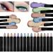 16PCS eyeshadow shimmer sticks 2024 new waterproof eyeshadow shimmer sticks pearl eyeshadow pen waterproof glitter eyeshadow eyeliner