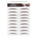 ANKROYU 10 Types Professional Eyebrow Stickers - Natural Brown Transfer Stickers for Women | Perfect Eyebrow Solution - Buy Online on GoSupps.com