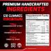 8in1 Testosterone Booster Gummies for Men - Tongkat Ali Fenugreek & Ashwagandha - Enhance Libido & Hormonal Balance - Non-GMO USA Made - 120 Black Cherry Gummies - Buy Online on GoSupps.com