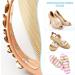 HEALLILY Clear Tape Clear Tape 16Pcs Clear High Heel Grips Adhensive Tape Silicone Insert Pads Liner Sandal Cushion Sticker for Women Too Big Shoes Orthotic Insoles Orthotic Insoles - Buy Online on GoSupps.com