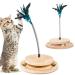 Sunshine smile cat toys set cat toys pack interactive cat toys springs cat toys pets pets treat treat dog cat (C-spring double round socket)