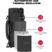 Buy Kemimoto 750ml/950ml/1.2L Water Bottle Holder - Adjustable Shoulder Strap Perfect for Hiking Camping & Fishing - Durable Black Bag - Buy Online on GoSupps.com