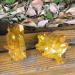 for 1pcs Orang Aura Quartz Crystal VUG Titanium Bismuth Silicon Cluster Rainbow PINGJIUYIN Crystal Cluster
