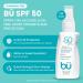 BU SPF 50 Sunscreen Spray for Face and Body 2-Pack with 3.3 oz Fragrance Free and 1 oz White Sage Clear Non Greasy Water Resistant - Buy Online on GoSupps.com
