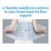 Solmyr Back Brace for Lower Back Pain Relief | Adjustable Lumbar Support & Abdominal Binder | Breathable Compression Wrap for Men & Women (Medium - Buy Online on GoSupps.com