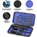 Glamne 10 in 1 Manicure Set - Professional Stainless Steel Nail Clippers & Care Tools with Leather Travel Case - Blue - Perfect for Travel & Home Use - Buy Online on GoSupps.com