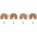 Fairy Tale Motif PLT Furniture Handles for Children's Furniture | Untreated Oak Knobs & Buttons - Perfect for Drawers Cupboards & Gifts (Set of 4 Beige & Rainbow) - Buy Online on GoSupps.com