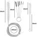 GAJPBLK CPAP Tube Cleaning Brush 7 Feet Flexible 7 Inch Handy Brush with 5 Pack Mini Nylon Brush Set 4 Inch for Standard Tubing in 22 mm Diameter - Buy Online on GoSupps.com