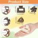 Heyu-Lotus 9 PCs Small Hair Claw Clips Set for Women - Matte Nonslip Square Flower Triangular Mini Clips for Thick, Fine, Medium, and Thin Hair - 2 Inch - Mixed Colors - Buy Online on GoSupps.com