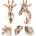 STOBAZA 3pcs Animal Clothes Hook Ornament Retro Keychain Shelf Holders Pegs Creative Wall Hook Rural Antlers 8X8X14CMx3pcs Goldenx3pcs - Buy Online on GoSupps.com