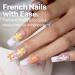 SXC Cosmetics French Tip Press On Nails - Pink Medium Square 150 Pieces Ultra Fit Pre-applied Primer & Base Coat - DIY Nail Art X-Pro Tips P117-M - International Shipping Available - Buy Online on GoSupps.com