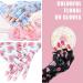 Panitay UV Gloves for Nails - 4 Pairs Floral Gel Manicure Fingerless Gloves | UV Protection & Skin Care for Women - Buy Online on GoSupps.com