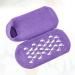 Moisturizing Gel Socks for Women - Soft Cotton Spa Socks | Hydrating Violet Crispy Lady Socks - Buy Online on GoSupps.com