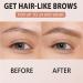 iMethod Microblading Eyebrow Pencil - Long-Lasting Black Brown Eyebrow Pen with 3-Prong Applicator for Natural-Looking Brows - Ships Internationally - Buy Online on GoSupps.com