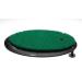 Fiberbuilt Flight Deck Golf Hitting Mat - Oval Shape Outdoor/ Indoor Real Grass-Like Performance Golf Mat with Durable Adjustable Height Tee, Black/Green, 21.25" x 13.5" x 1.75"
