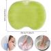 Leonshco Green Slip-Proof Silicone Massage Pad & Back Scrubber - Anti-Slip Shower Floor Mat with Suction Cups | Foot Care Brush & Peeling Scrubber - Buy Online on GoSupps.com