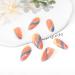 Sethexy Abstract Almond Shape False Nails - 24pc Swirl Acrylic Press-On Nails for Women & Girls - Multicolored Fashion Statement - Buy Online on GoSupps.com